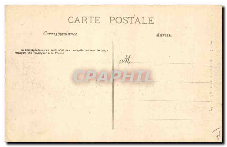 CPA Folklore Auvergne. - Costume de Thiers — Verso