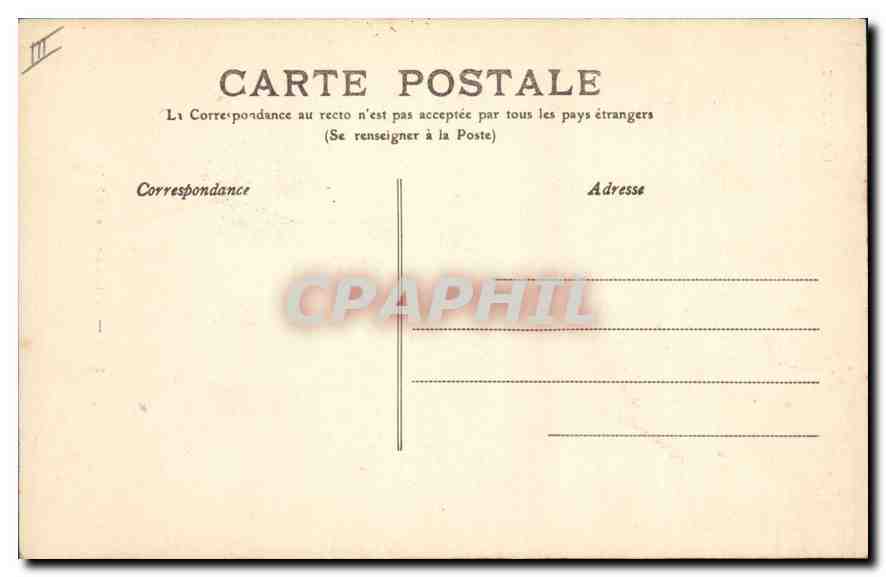 CPA Folklore Costume riche de Fête — Verso