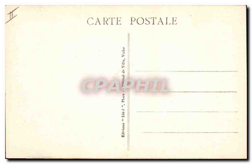 CPA Folklore L'AUVERGNE PITTORESQUE. - Tricoteuse Auvergnate — Verso