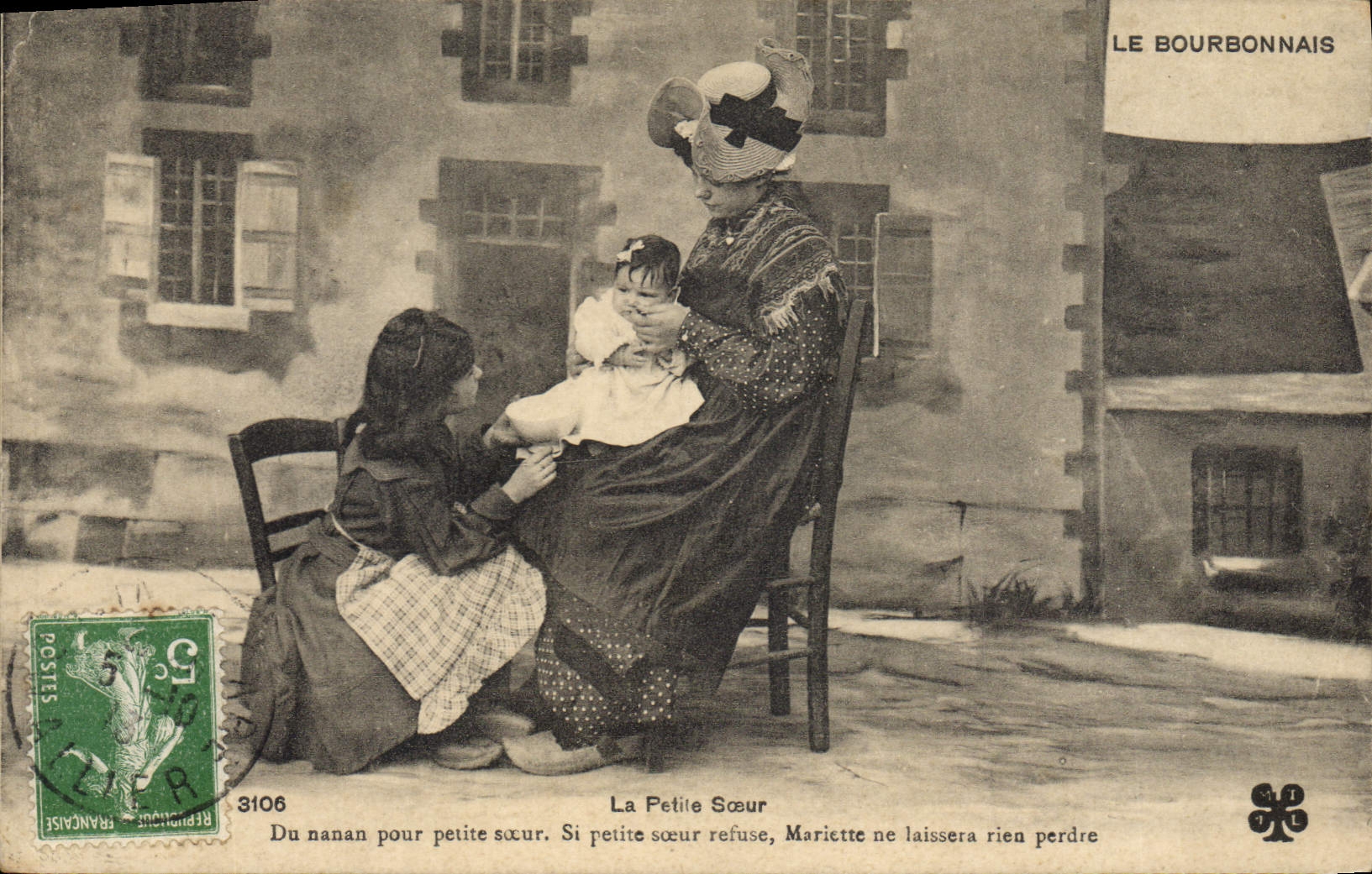 La Petite Sœur — Mariette — Éditeur Le Bourbonnais, n° 3106