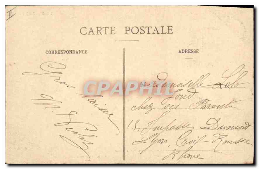 La Petite Sœur — Mariette — Éditeur Le Bourbonnais, n° 3106 — Verso