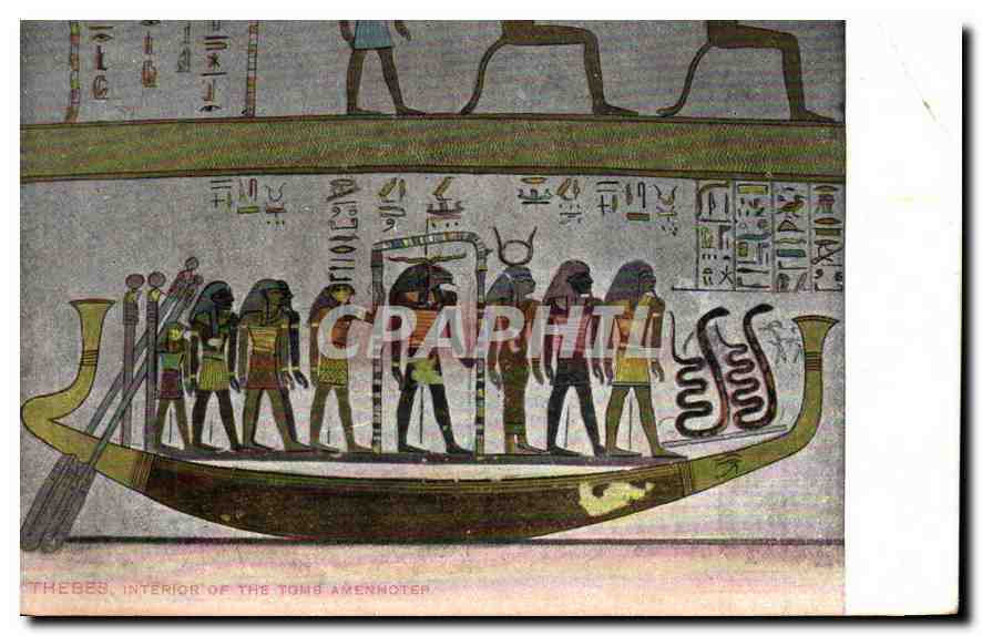 Thèbes — Intérieur du tombeau d'Amenhotep — Lichtenstern & Harari, Cairo