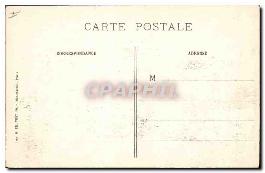 CPA Militaria La Guerre 1914-15-16 En CHAMPAGNE Le FERME D'ALGER aprÃ¨s le terrible bombardement  — Rückseite