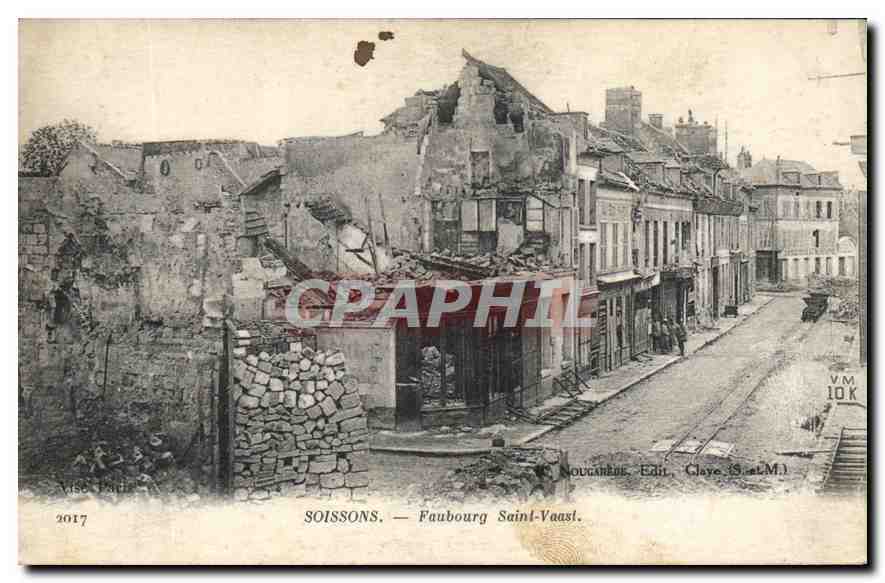 SOISSONS — Faubourg Saint-Vaast — Nouvianing, Edit. Claye (S. et M.)
