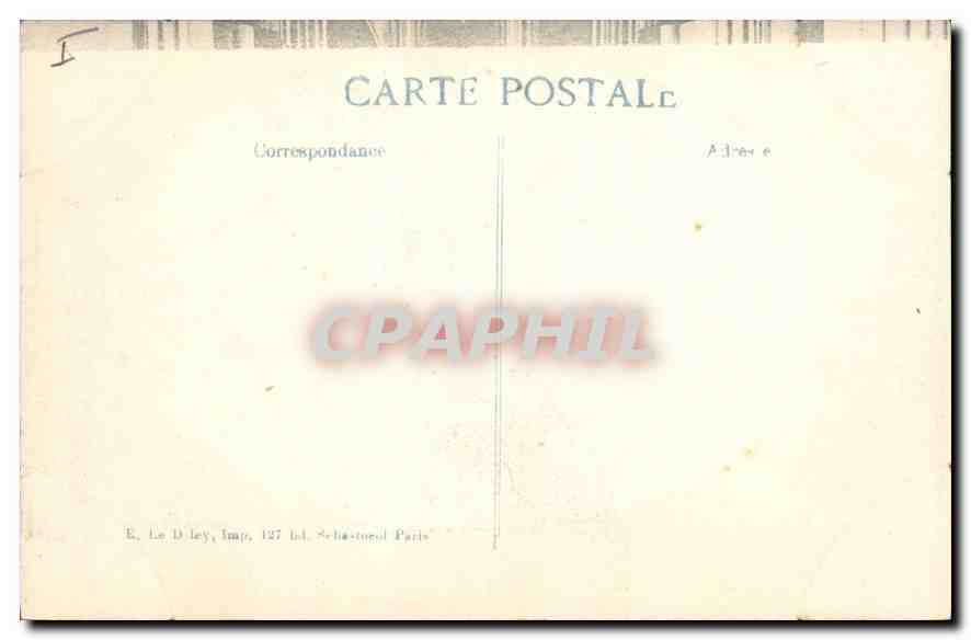 Reims — Intérieur de la Cathédrale après le bombardement — E. Le Dey, 15ème Série — Back