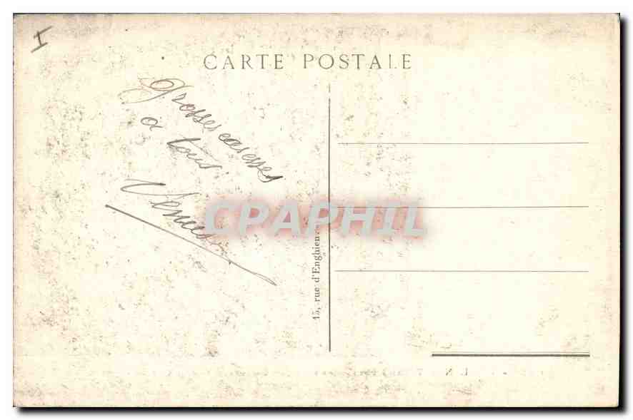 Longwy-Haut — die Festungen nach dem deutschen Bombardement — E.M. n°19 — Rückseite