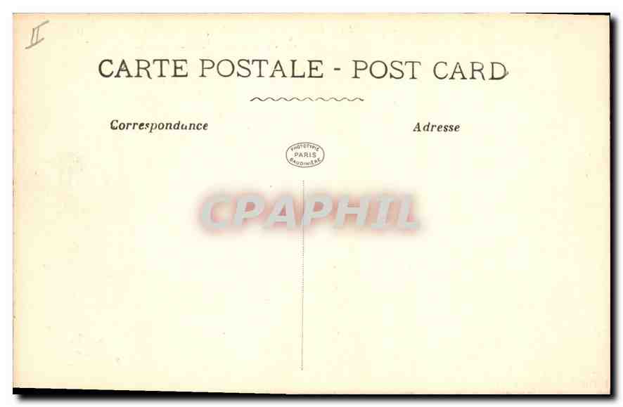 CPA VERDUN Bombardé Palais de Justice et Caserne St-Paul Militaria — Verso