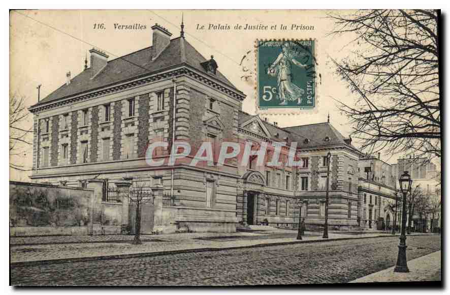 CPA VERSAILLES Le Palais de Justice et la Prison 