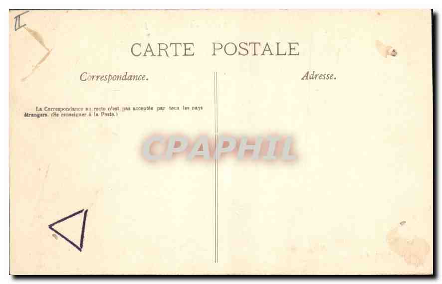 CPA VESOUL Le Palais de Justice  — Verso