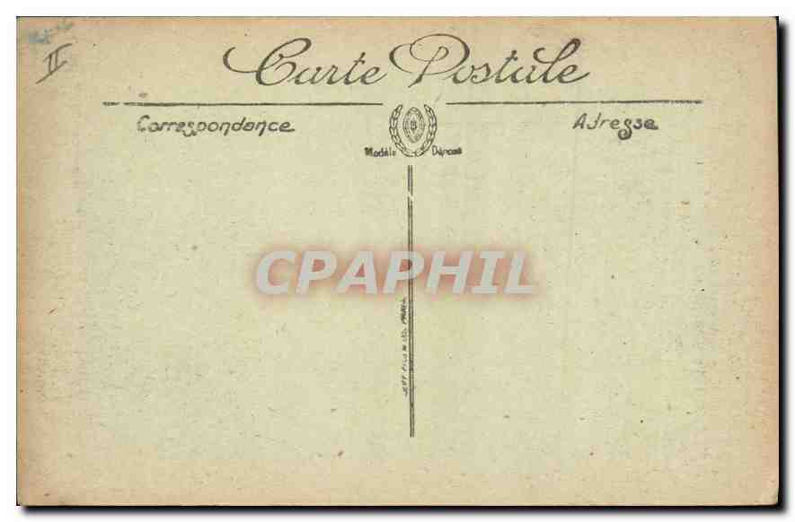 CPA VERSAILLES Palais de Justice  — Verso