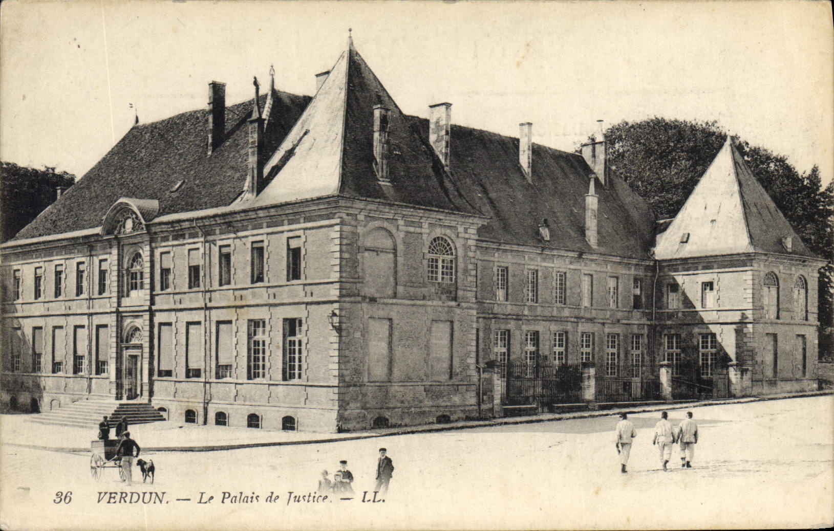 CPA VERDUN Le Palais de Justice 