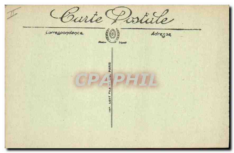 CPA TUNIS Palais de Justice  — Verso