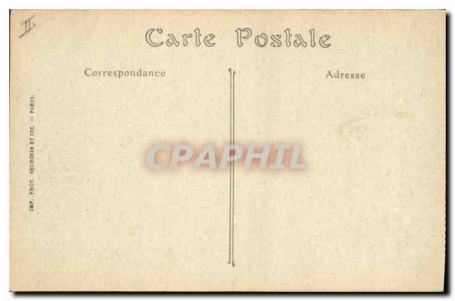CPA TUNIS Le Palais de Justice  — Verso