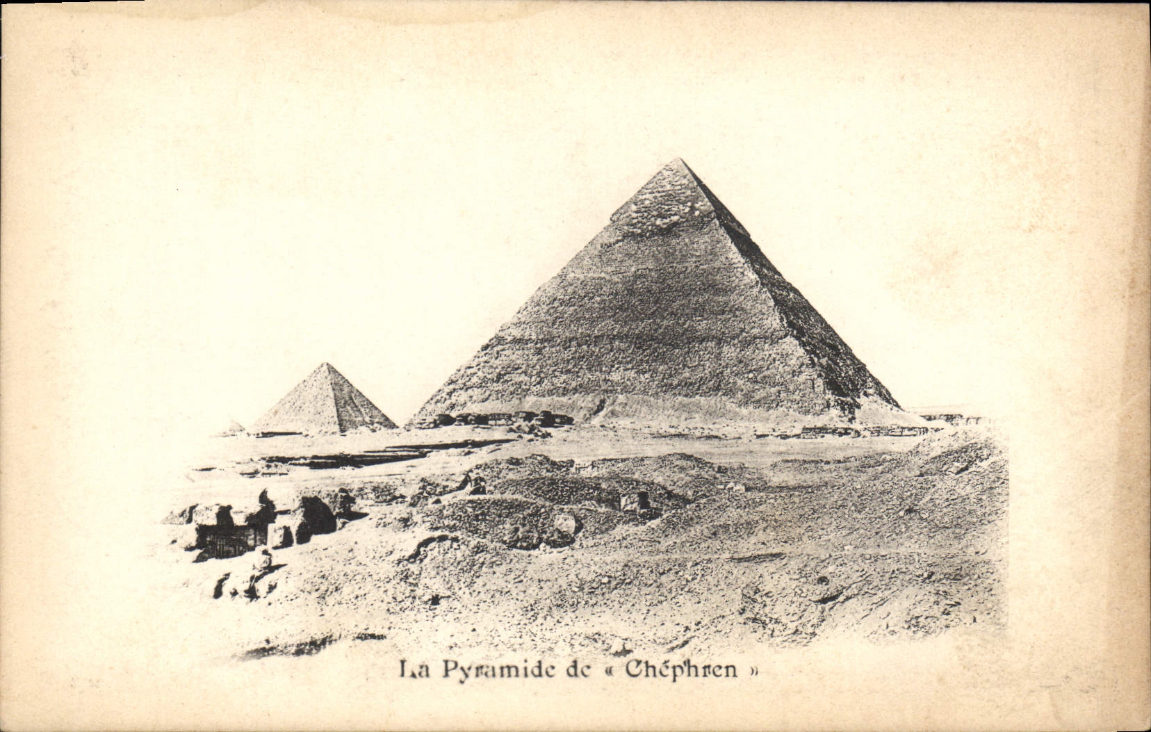La Pyramide de « Chéphren » — Égypte — Union Postale Universelle