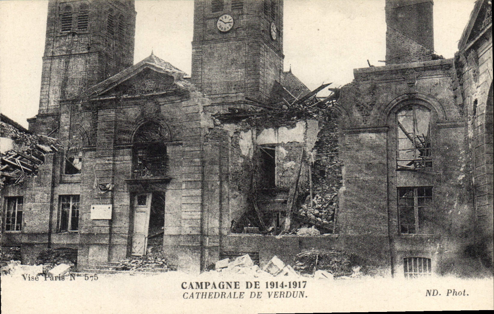 CPA Militaria Campagne de 1914 1917 Cathedrale De Verdun 