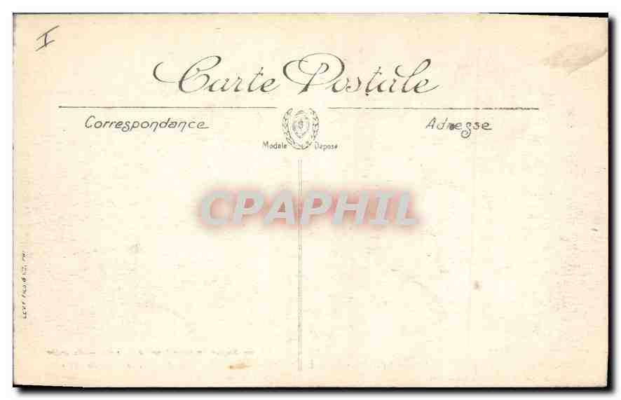 Nieuport (Belgique) — L'Église après le bombardement — Lib. Ars. Duchastelle, Dunkerque — Verso