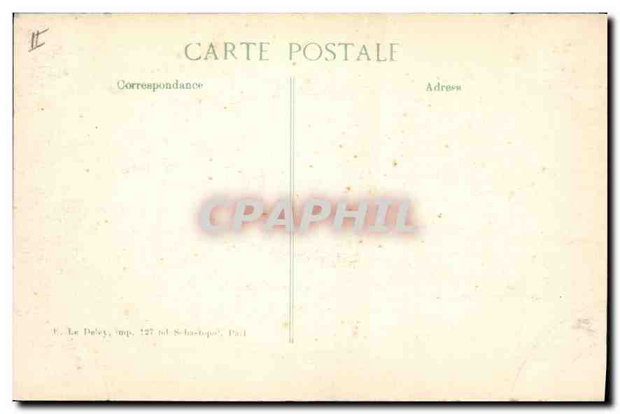 Senlis — Entrée de la Ville — E. Le Debey, Paris, série 14 — Verso