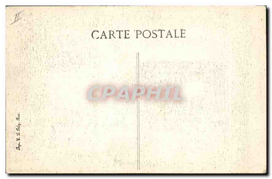 Bombardment of Bergues — May-June 1915 — Les Magasins de Vins Delegher — Chot. P. Berteloot, Paris — Back