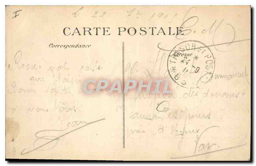 Dompremy — Entrance — Battle of the Marne (6 to 12 September) 1914 — A. Gauthier, publisher, Saint-Dizier — Back