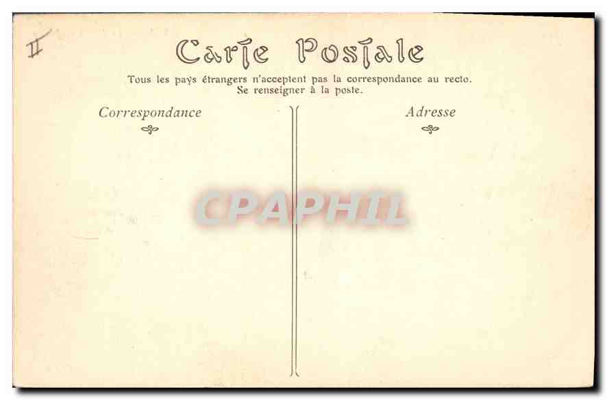 CPA Oran Le Palais de Justice  — Verso