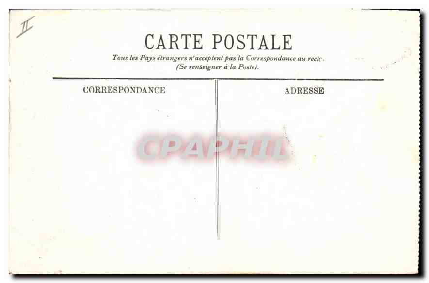 CPA Oran Le Palais de Justice  — Verso