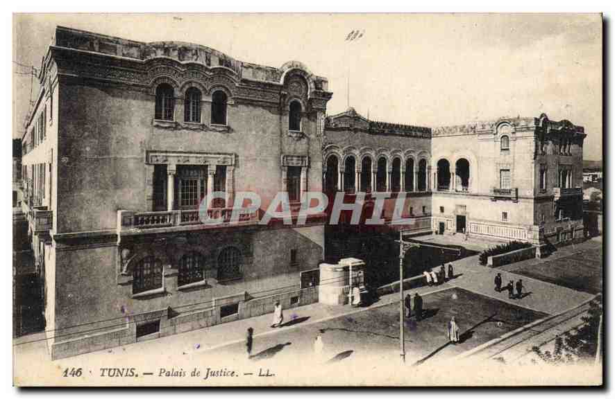 CPA Tunis Palais de Justice 