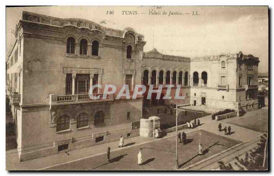 CPA Tunis Palais de Justice 