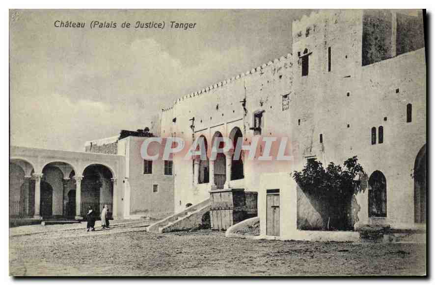 CPA Chateau Palais de Justice Tanger 