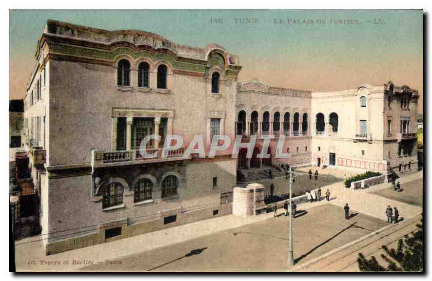 CPA Tunis Le Palais de Justice 
