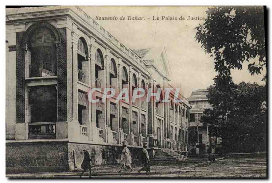 CPA Souvenir de Dakar Le Palais de Justice 