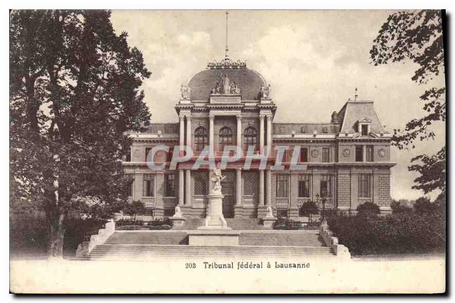 CPA Tribunal federal a Lausanne 