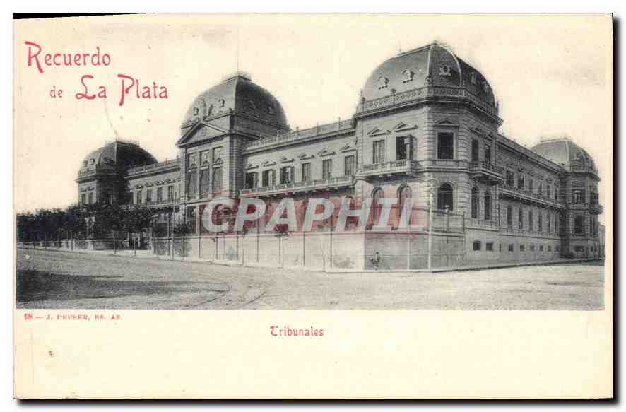 CPA Tribunales Recuerdo de La Plata Argentine Argentina