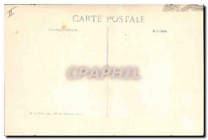 Albert (Somme) — L'Hôtel-de-Ville incendié par les Allemands — 15me Série — Verso
