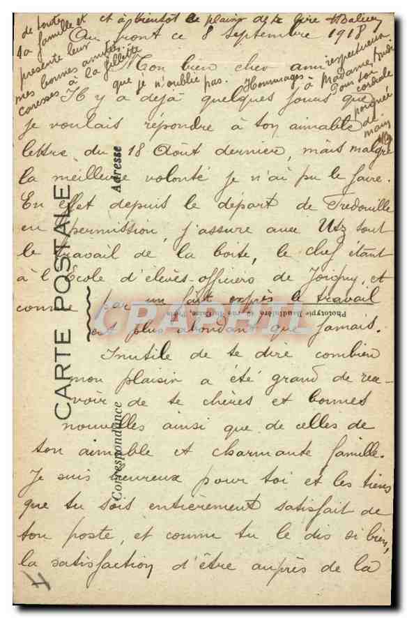 Bombardment of VERDUN - Rue des Hauts-Degrès — Phot-Express - Visé Paris — Back