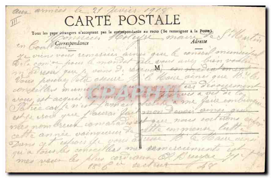 Destroyed German Convoy — Route de Soissons — after l'Illustration, n° 23, 1914 — Back