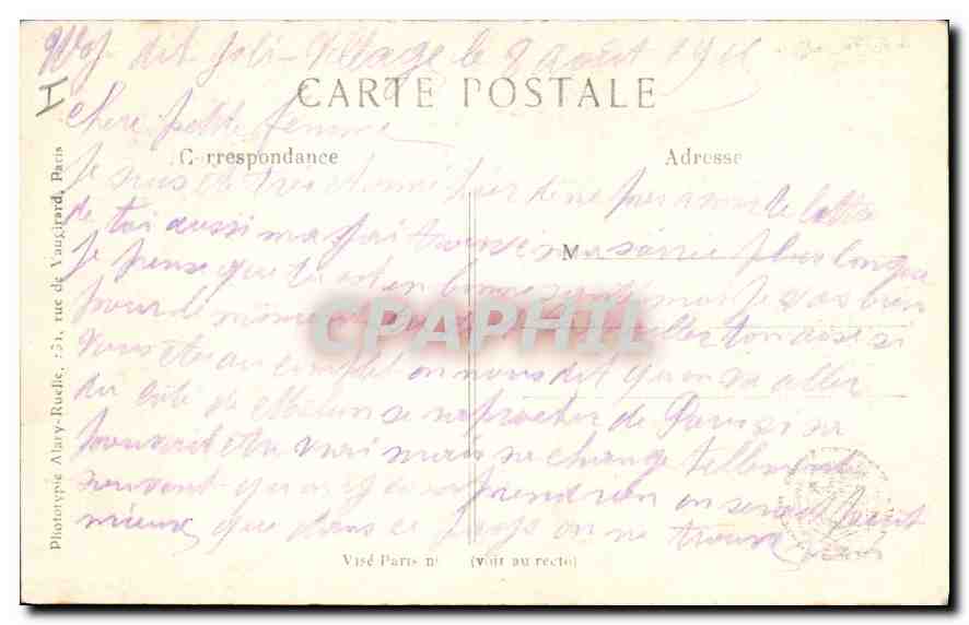Vermelles (P.-de-C.) — Ce qui reste du Château — L.C.H. Paris, n°271 — Back