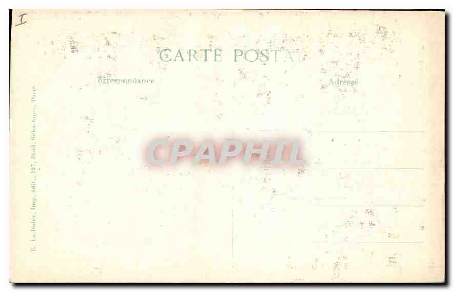 CPA Militaria Reims La Cathedrale Partie gauche façade apres le bombardement  — Rückseite