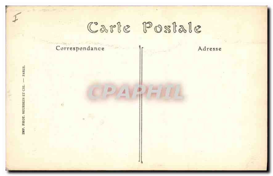 CPA Militaria Campagne de 1914 1916 Invasion Allemande a Reims Interieur de la cathedrale transforme — Rückseite