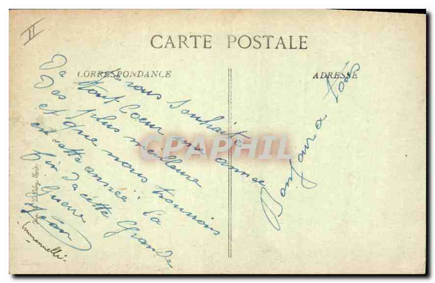 Blesmes — Ruines — Bataille de la Marne (du 6 au 12 Sept.) — O.J. — Verso