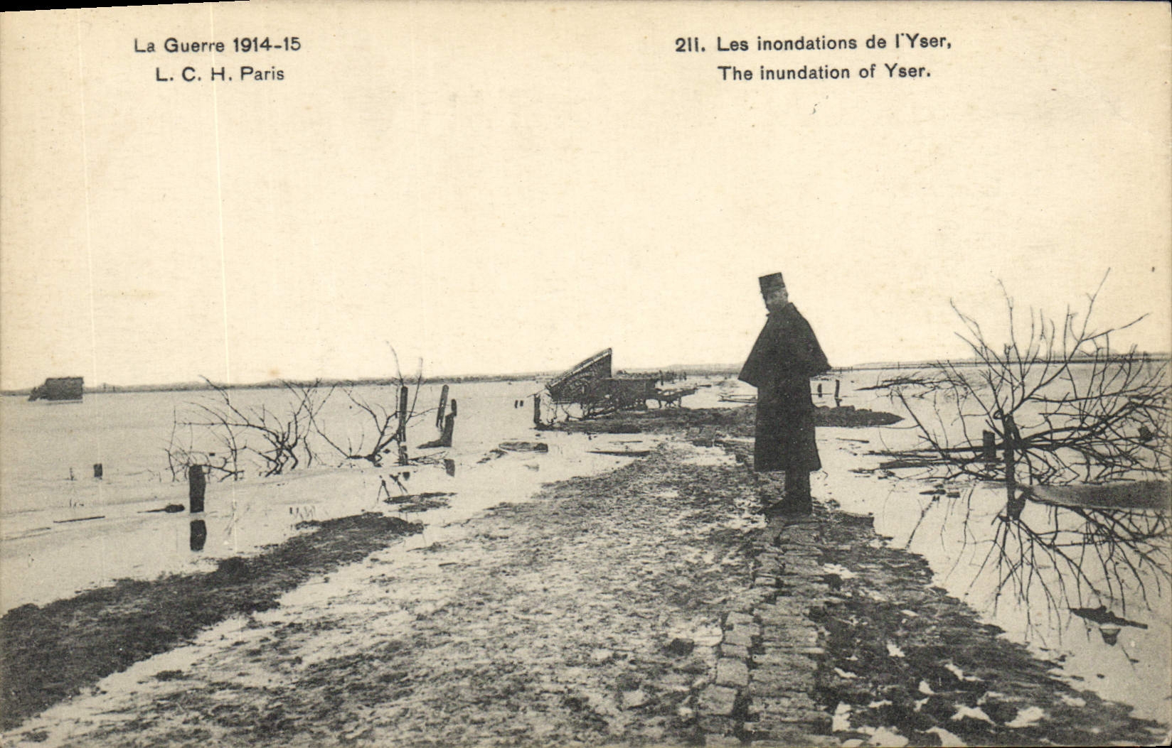 Les inondations de l'Yser — 211 — L. C. H. Paris