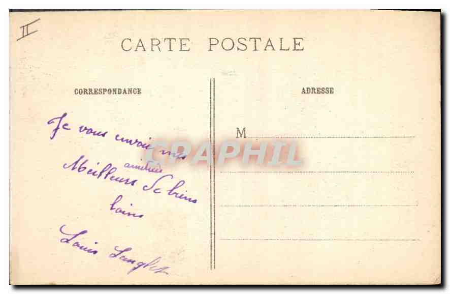 SOISSONS (Aisne) — The effects of the bombing on avenue Jeanne-d'Arc — J. Courcier, 8, rue Simon-le-Franc, Paris — Back