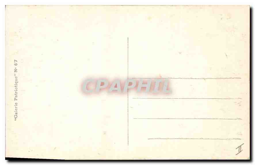 Le Pont de CREIL — détruit — Galerie Patriotique N° 67 — Verso