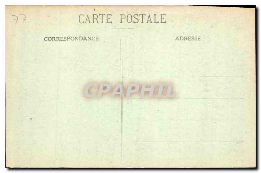 Palais de Fontainebleau — Salle du Conseil — éditeur non identifié, n° de série 75 — Verso