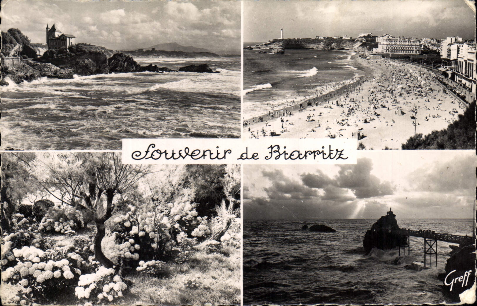 CPA Souvenir de Biarritz 
