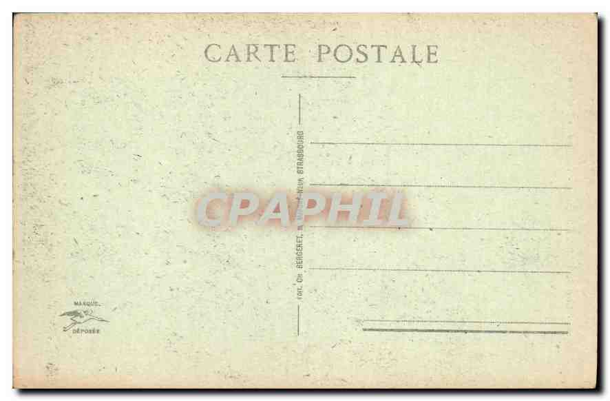 CPA Mont Ste Odile Vue prise de Niedermunster  — Rückseite