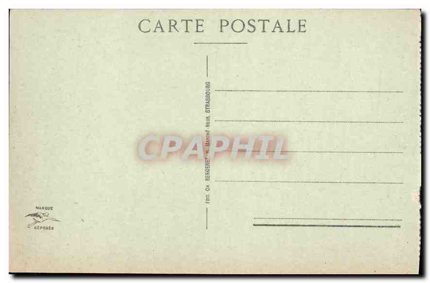 CPA Strasbourg La Petite France  — Rückseite