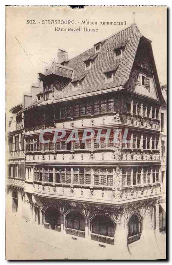 CPA Strasbourg Maison Kammerzell 