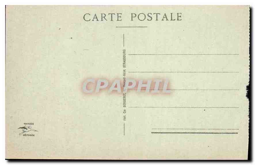 CPA Strasbourg Maison Kammerzell  — Verso