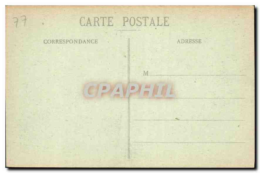 Palais de Fontainebleau — Etang des Carpes et Musée Chinois — éditeur CPAPHIL, n° 33 — Verso