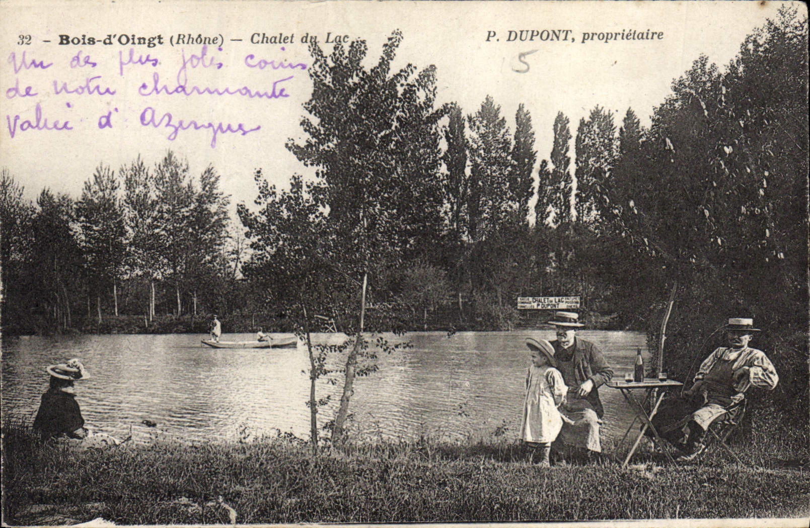 CPA Bois d'Oingt Rhone Chalet du Lac 